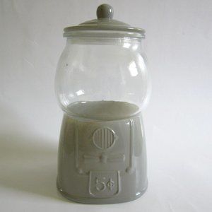 Bubblegum Machine Canister Grey